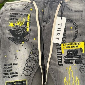 THRT Denim Cobra Denim Men’s size 34x30 skinny jeans